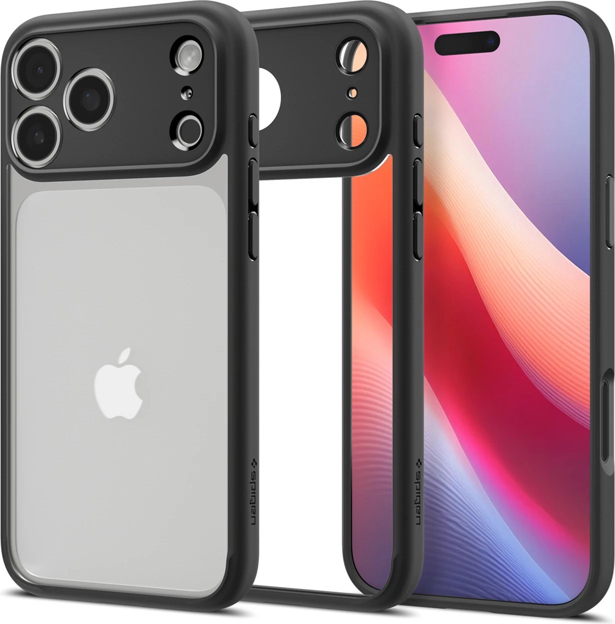 Mbështjellës Spigen Ultra Hybrid për iPhone 17 Pro Max, Mat Zi