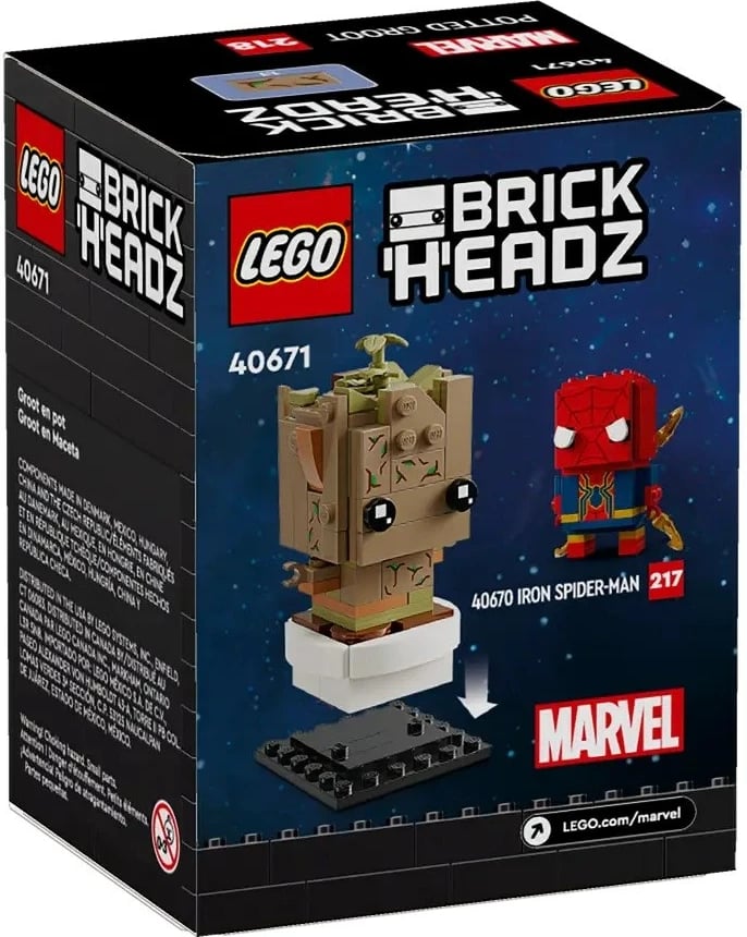 Lodra LEGO BrickHeadz 40671 Potted Groot