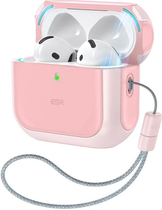 Mbështjellës ESR Orbit Hybrid për AirPods 4, rozë