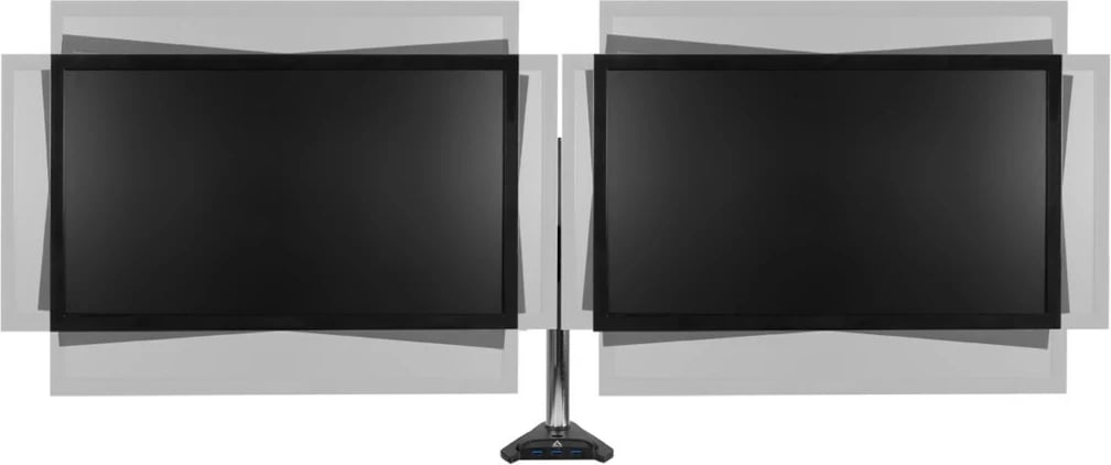 Krah monitori i dyfishtë Arctic Z2 Pro (Gen 3) me USB 3.0, Alumini