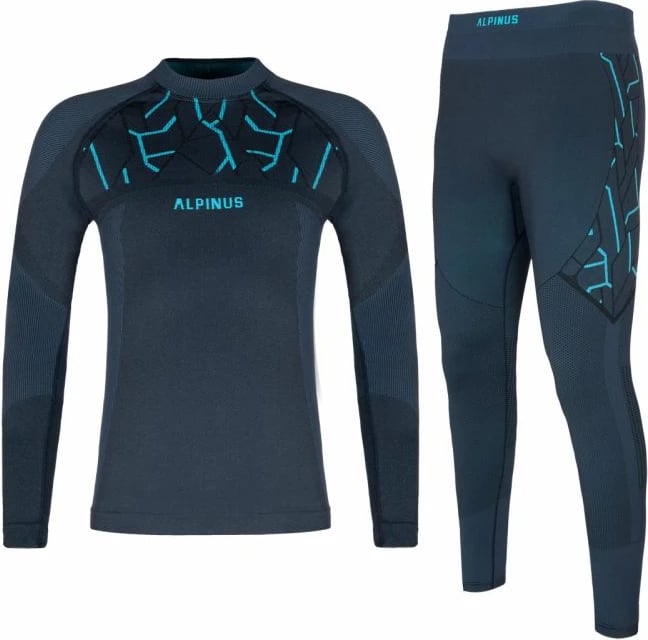 Termike brekë për djem Alpinus, blu-grafit