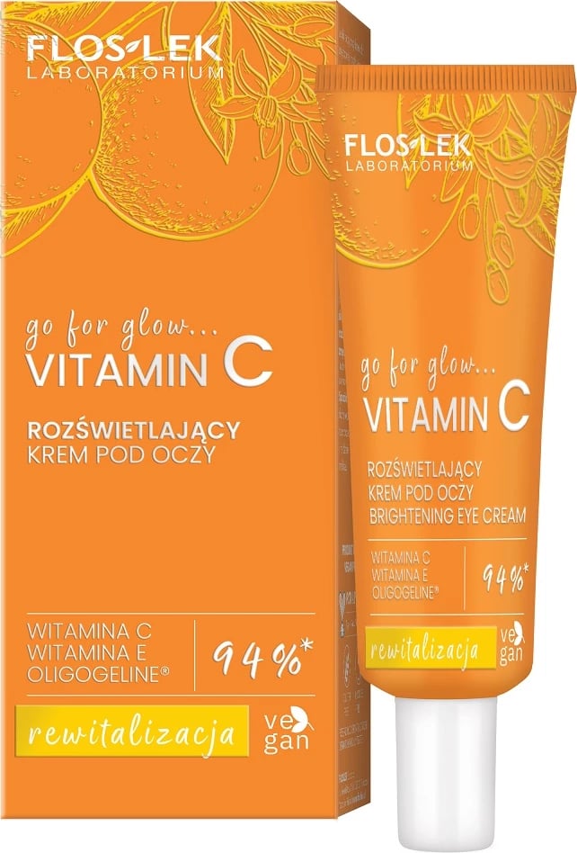 Krem për sy për femra Floslek Vitamin C Illuminating, 30ml