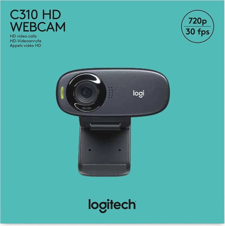 Ueb kamerë Logitech C310, e zezë