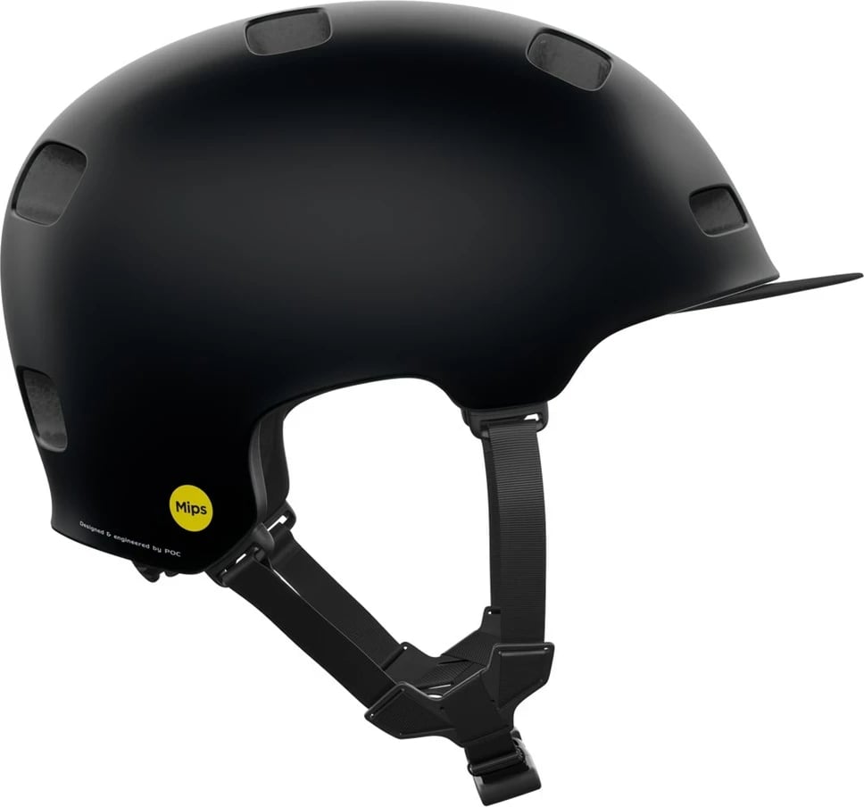 Helmetë POC Crane MIPS, për të rritur, e zezë