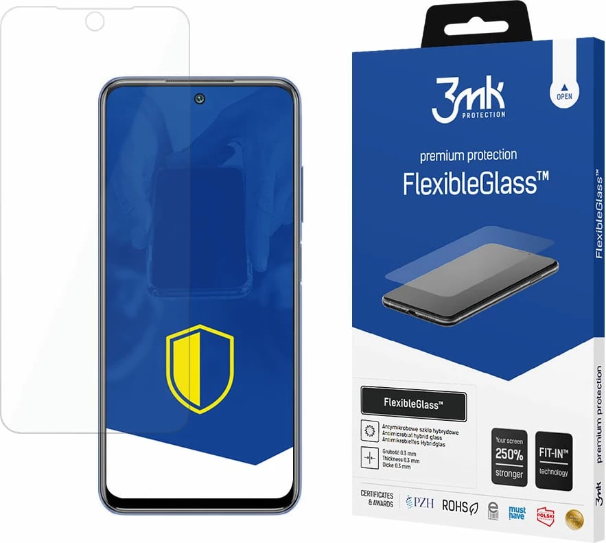 Mbrojtës ekrani 3mk FlexibleGlass për Xiaomi Redmi 10, hibrid, transparent
