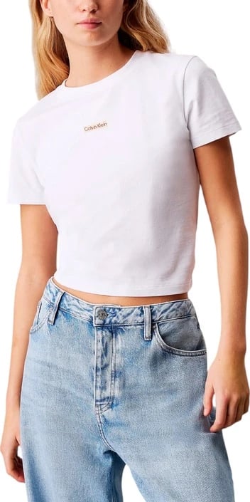 Maicë për femra Calvin Klein Jeans, të bardhë