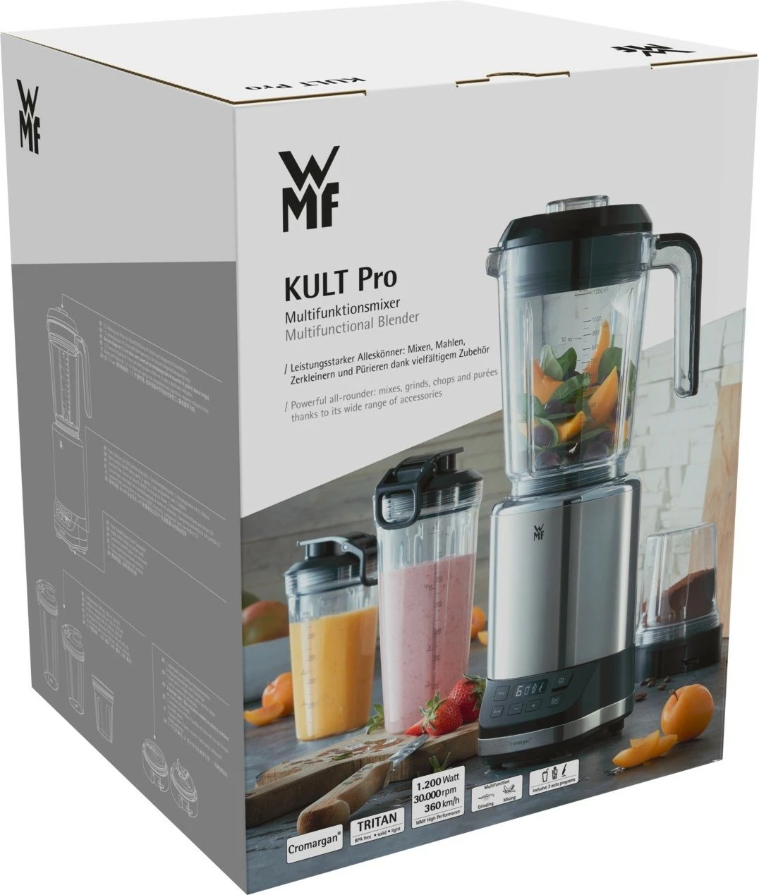 Blender WMF KULT Pro Multifunktionsmixer 1200W, 1.8L, inox