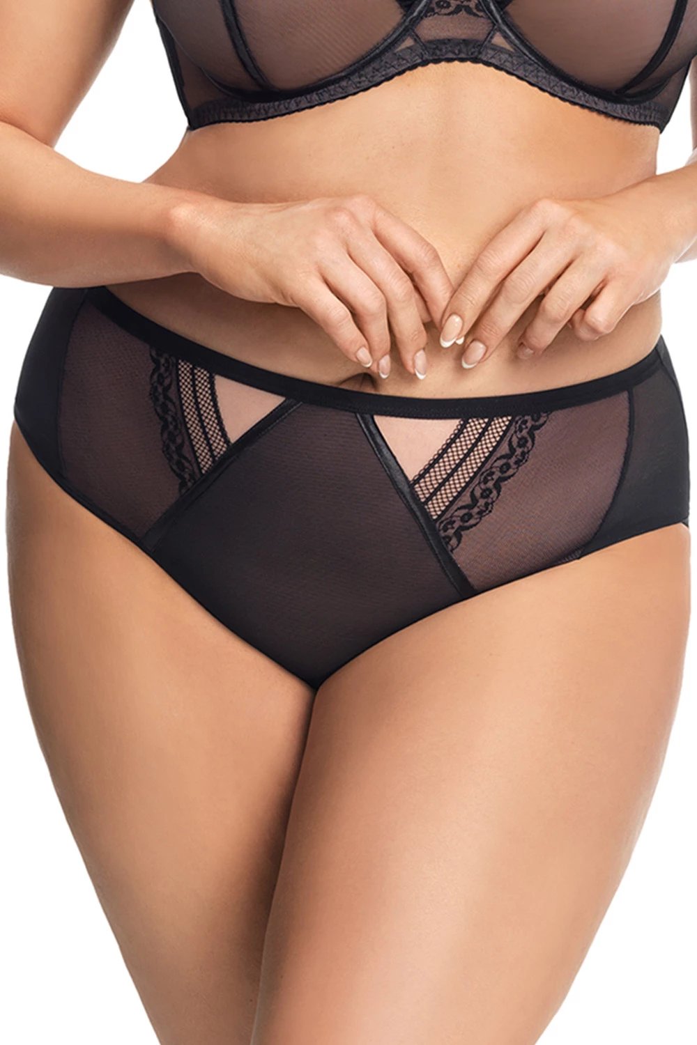 Të brendshme Gorsenia Lingerie model 161784, të zeza