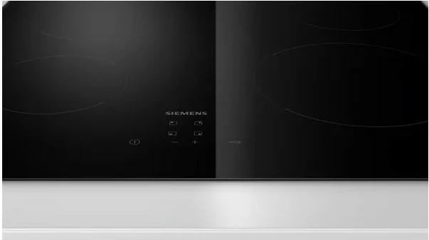 Pllakë qeramike Siemens ET61RBEA1E, 4 zona, me prekje, e zezë