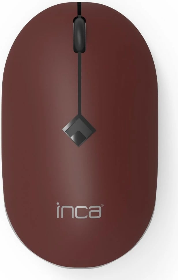 Maus wireless INCA IWM-231RB, 1600 DPI, 4 taste, kafe