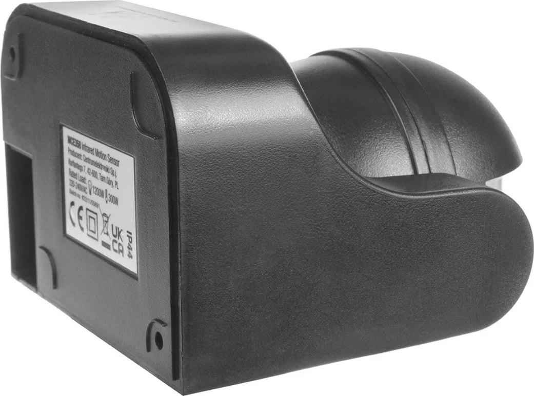 Sensor lëvizjeje Maclean MCE358, IP44, 12m, 800/1200W, Gri Sensor lëvizjeje Maclean MCE358, IP44, 12m, 800/1200W, Gri