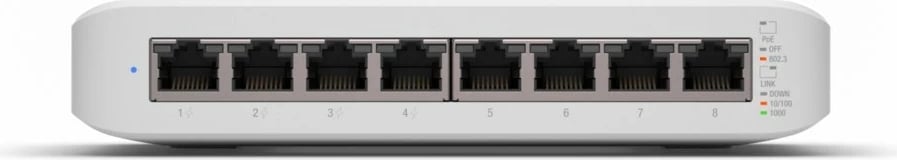Switch Ubiquiti UniFi Lite 8 PoE, i bardhë