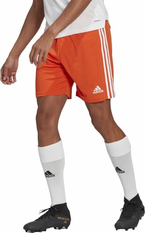 Shorce futbolli për meshkuj adidas, portokalli