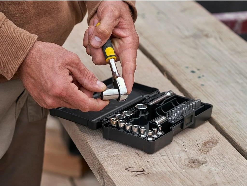 Çelës me mekanizëm ratchet Stanley STMT82672-0, 6–14 mm, 72 dhëmbë