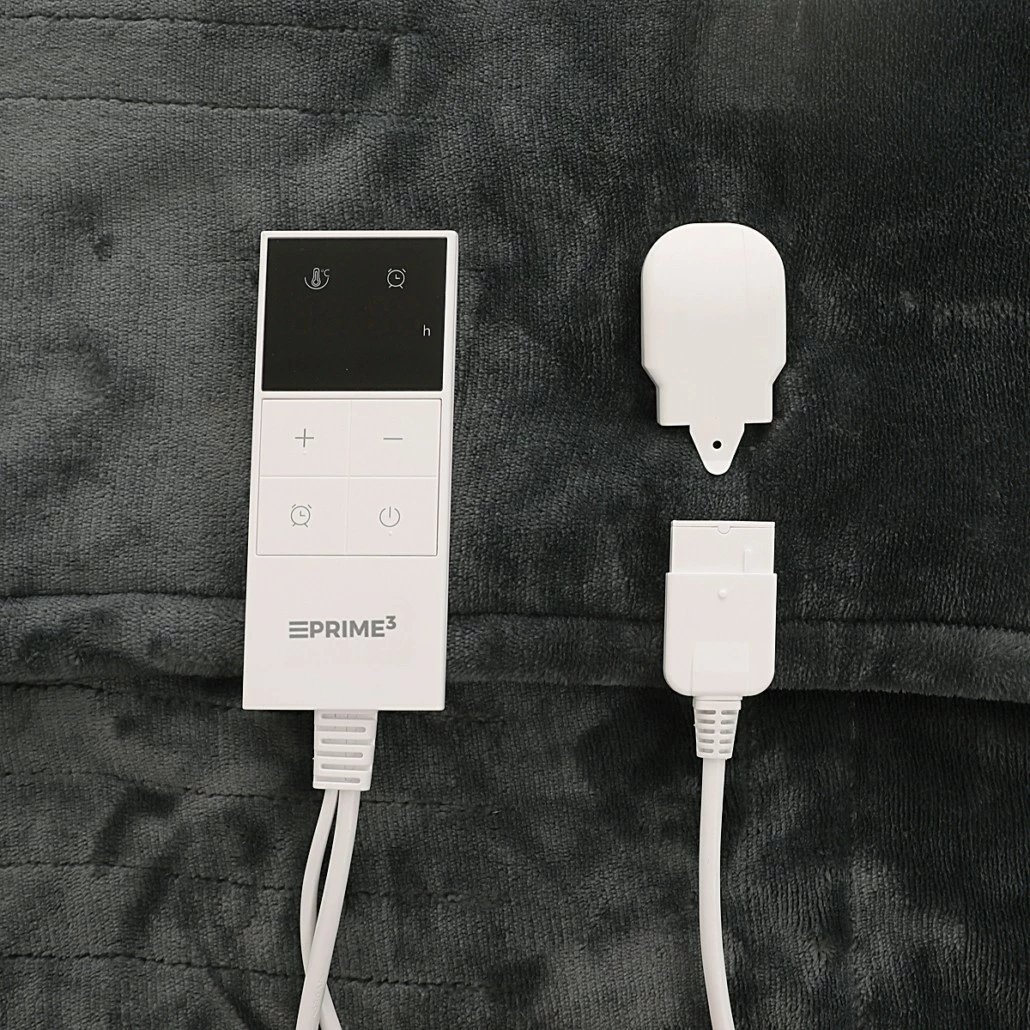 Batanije elektrike PRIME3 SHT21, 180x130 cm, 10 nivele, Timer, e zezë/e bardhë