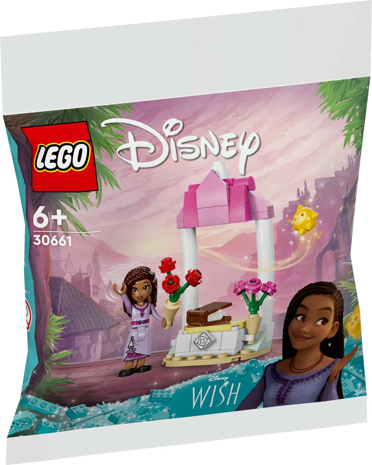 Set ndërtimi LEGO Disney Princess 30661 Asha's Begrungsstand, 46 pjesë, multikolor