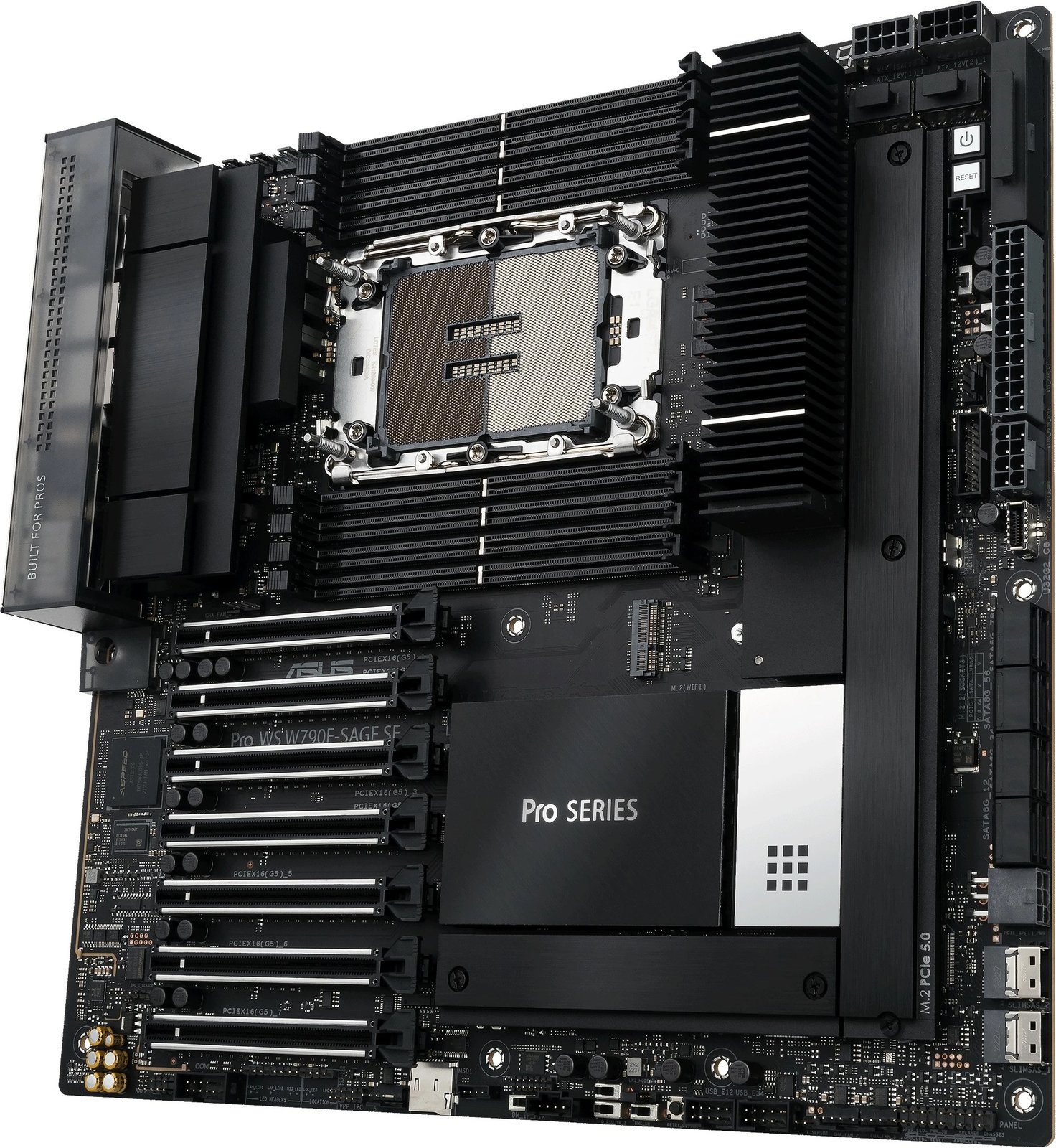Pllakë amë ASUS PRO WS W790E-SAGE SE, Intel Xeon W, DDR5-SDRAM, Socket E