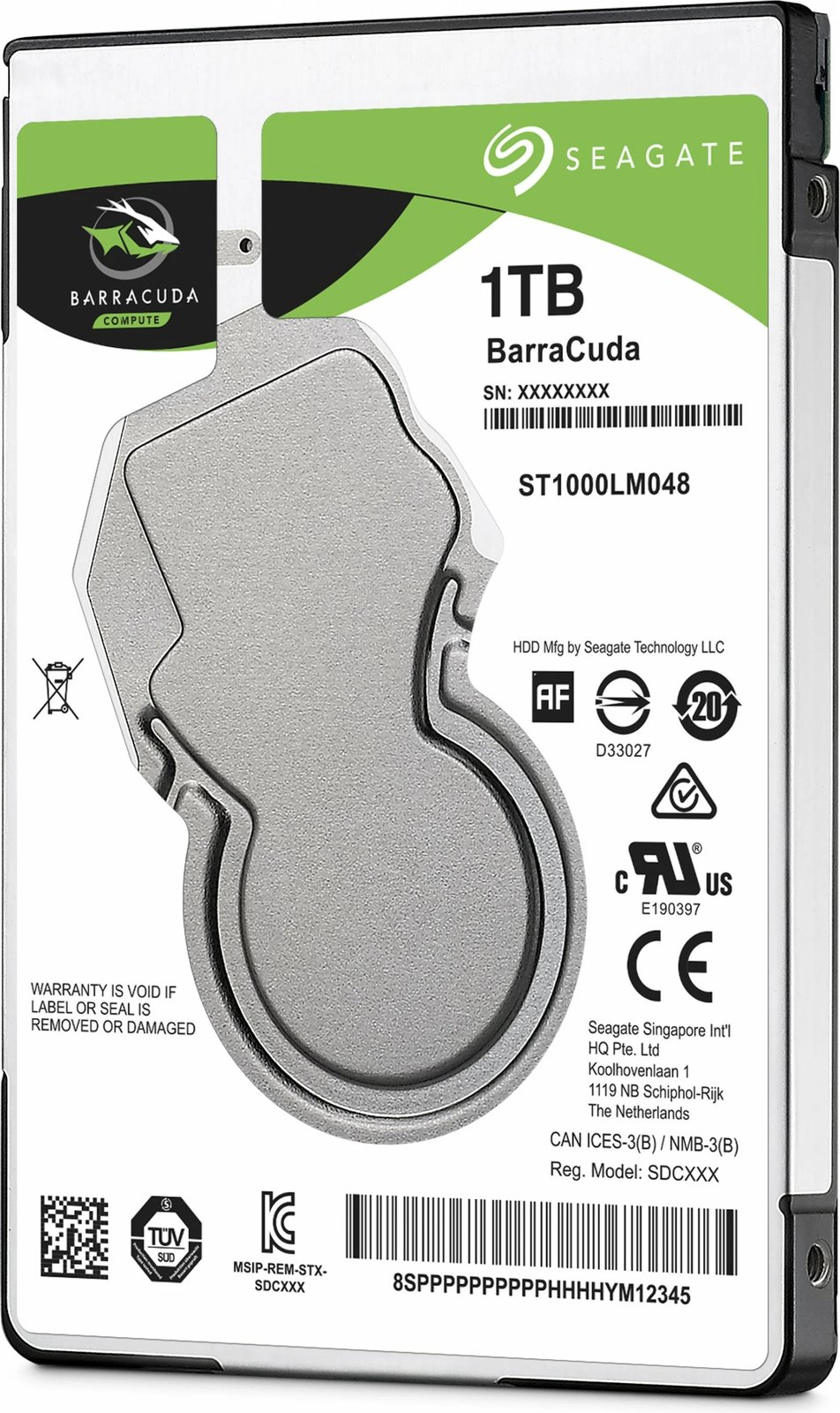 Hard Disk Seagate Barracuda, 1 TB, 2.5"
