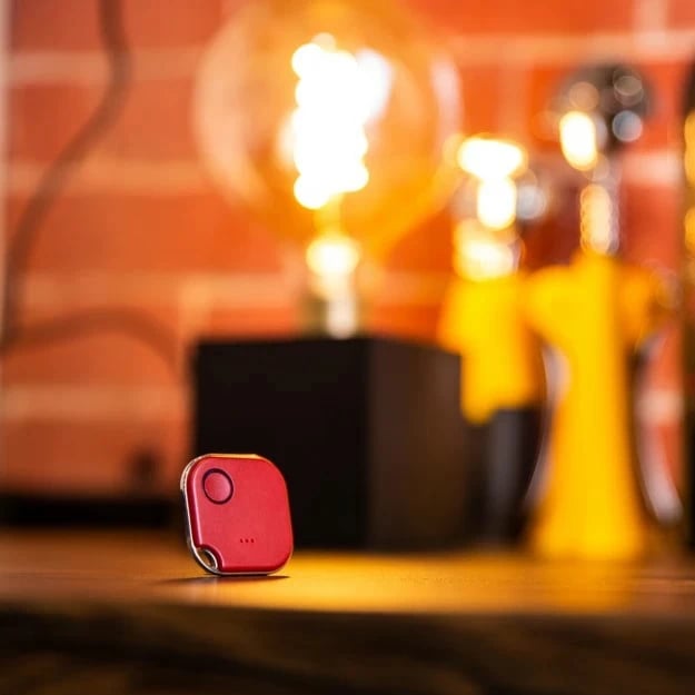 Buton i mençur Shelly BLU Button1, Plastikë, 2400 - 2484 MHz, 30 m, Wireless, Kuq