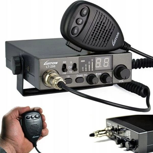 Radio CB Luiton LT-298, AM/FM, me çakmak, e zezë