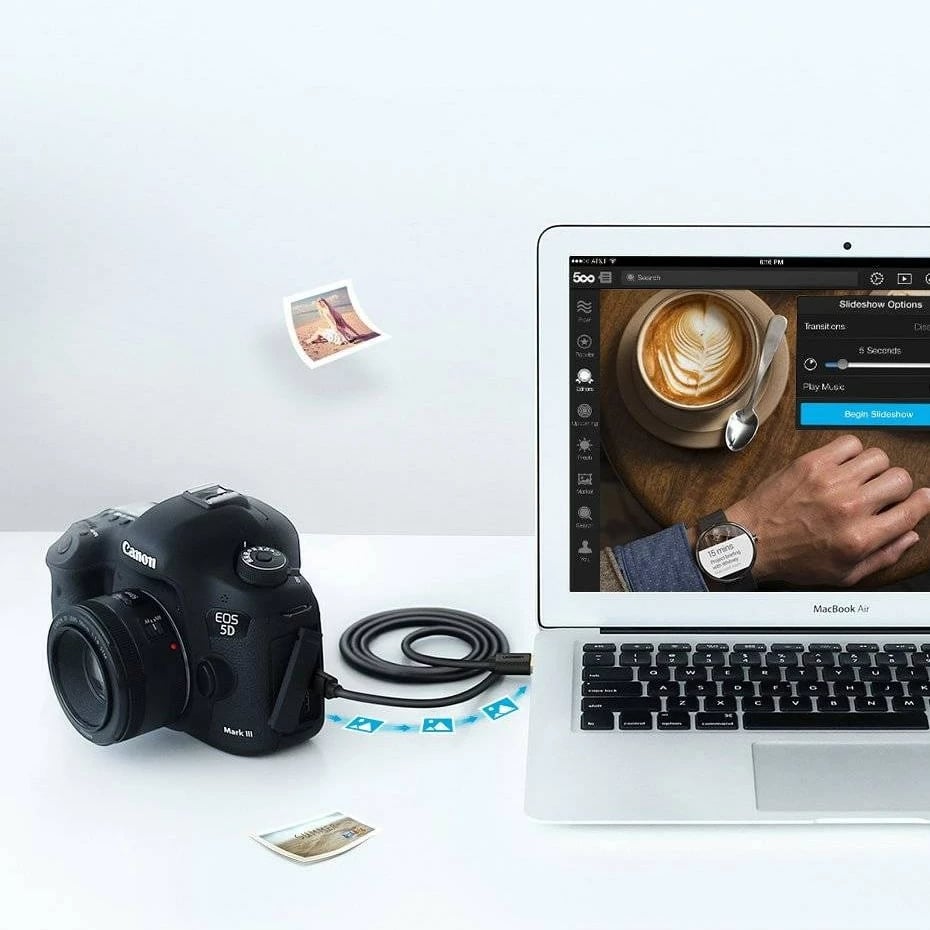 Kabllo USB UGREEN 30472, mini USB, 2m, e zezë