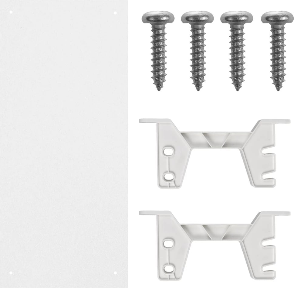 Organizues kabllosh Maclean MC-106 W, nën tavolinë, i bardhë