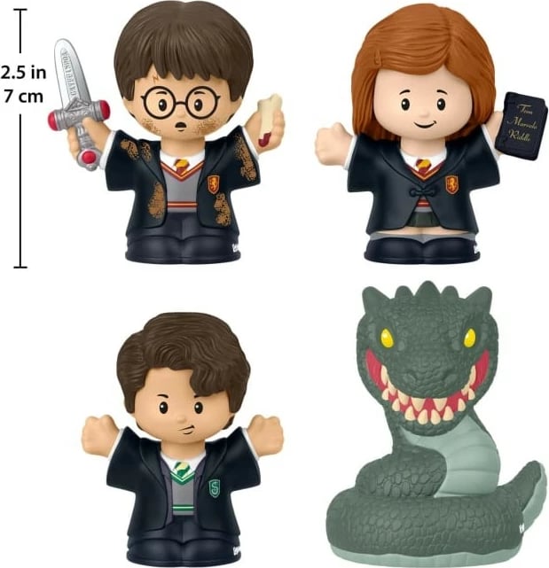Set figurina Harry Potter Mattel Little People HVG46, 4 copë