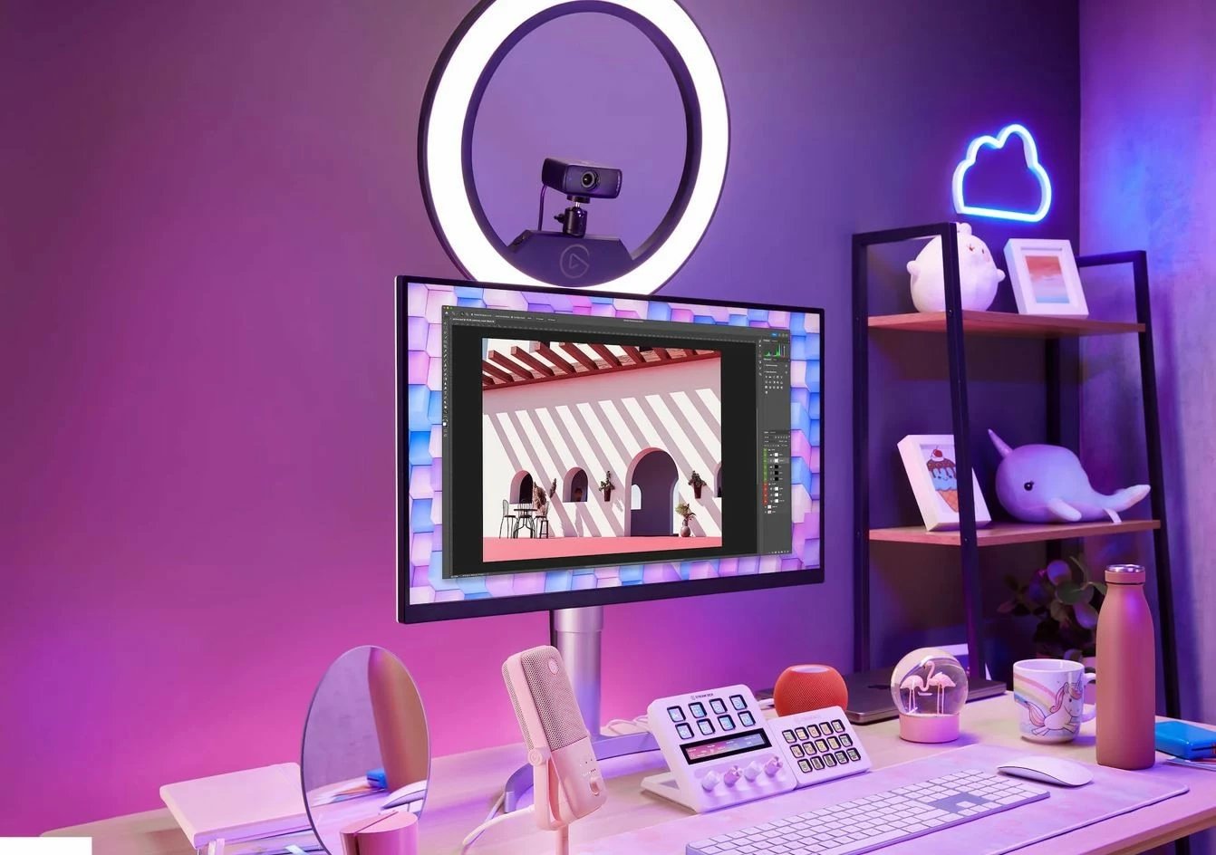 Webcam ELGATO Facecam MK.2, Full HD 1080p, 60 fps, mikrofon i integruar, e zezë