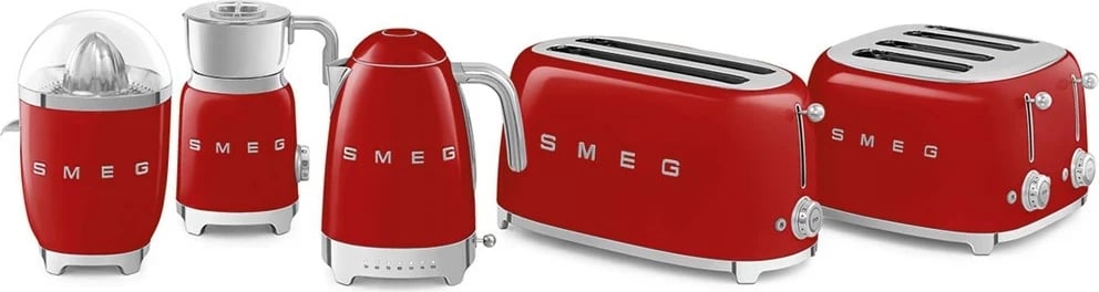 Ibrik elektrik SMEG KLF04RDEU, 1.7L, i kuq