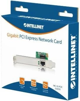 Kasë rrjeti Intellinet 522533, PCI Express, Gigabit, 1x RJ45