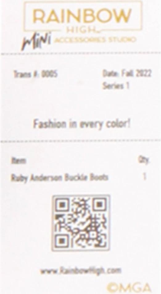 Aksesor këpucë për kukulla Rainbow High, MGA, 1 copë, shumëngjyrëshe