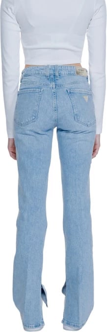 Pantallona Guess Jeans për femra, të kaltra