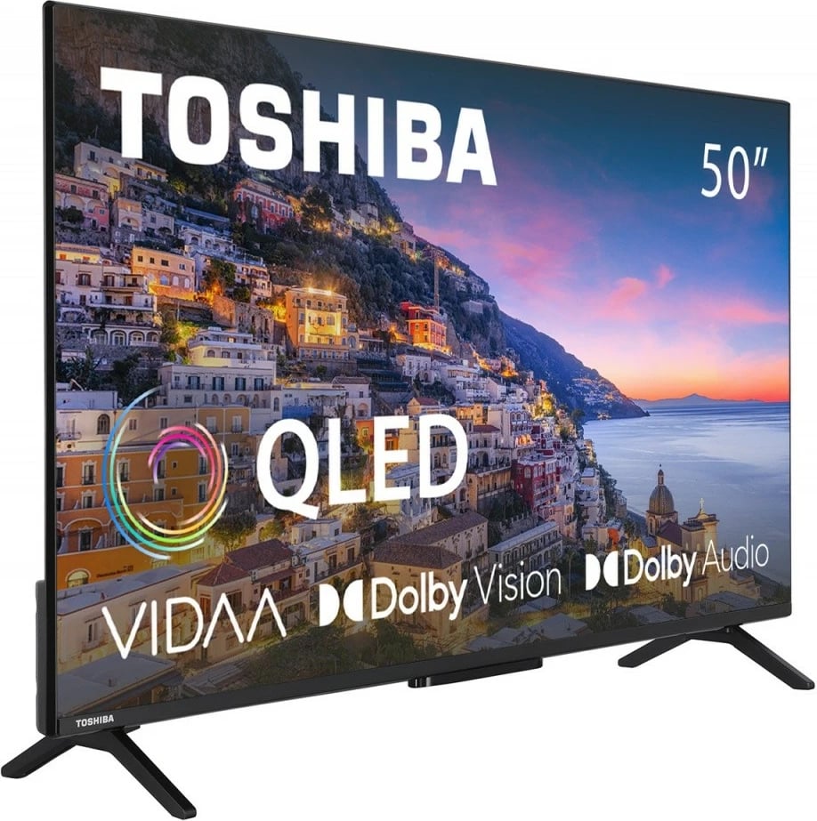 Televizor QLED Toshiba 50QV2463DG, 50 inç, Ultra HD 4K, Smart TV, i zi