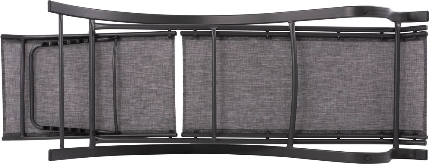 Shtrat dielli alumini gri me tekstilene gri FH5133.01 194x54-66x30 cm
