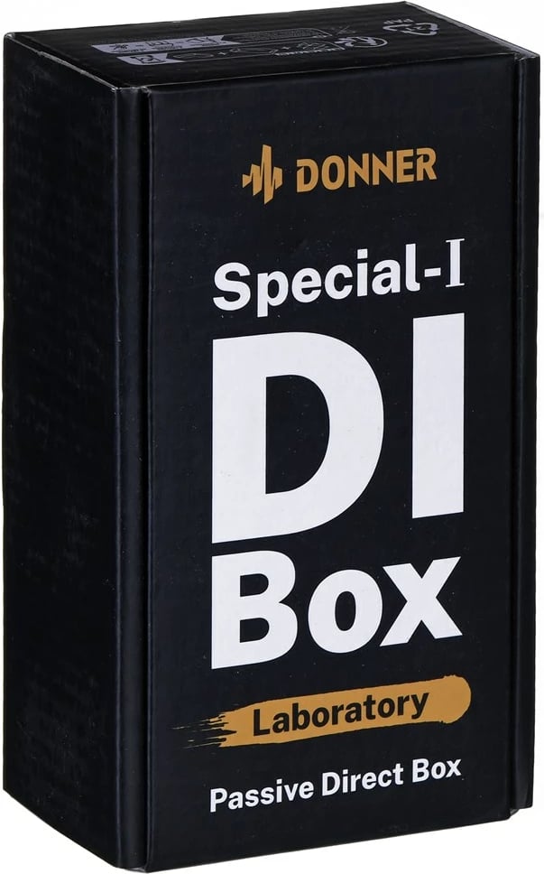 DI Box Donner Special-DI, Pasiv, Plastikë, E zezë
