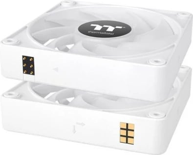 Ventilatorë kasë Thermaltake CT120 EX ARGB 3x120mm, PWM, lidhje magnetike, Bardhë