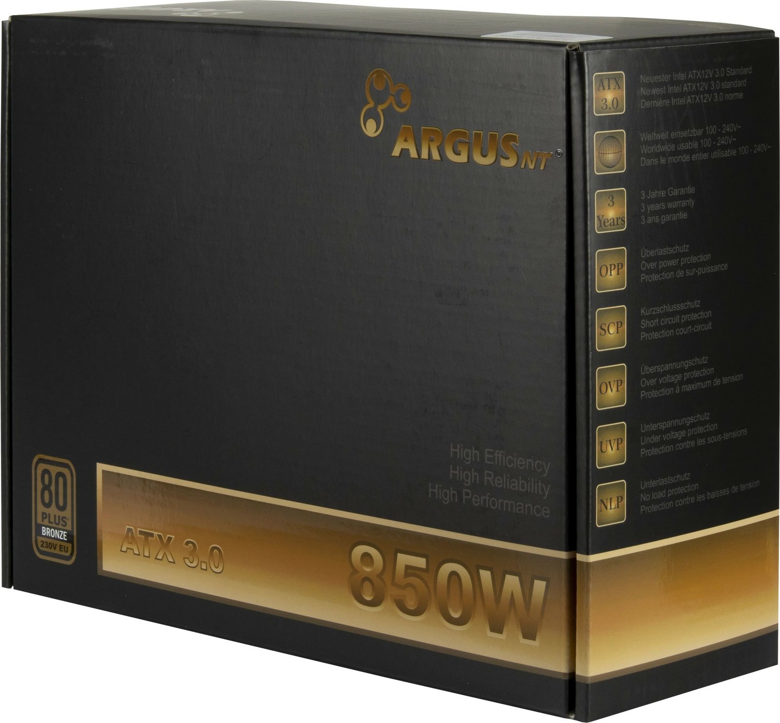 Furnizues energjie Inter-Tech Argus BPS-850, 850W, ATX 3.1