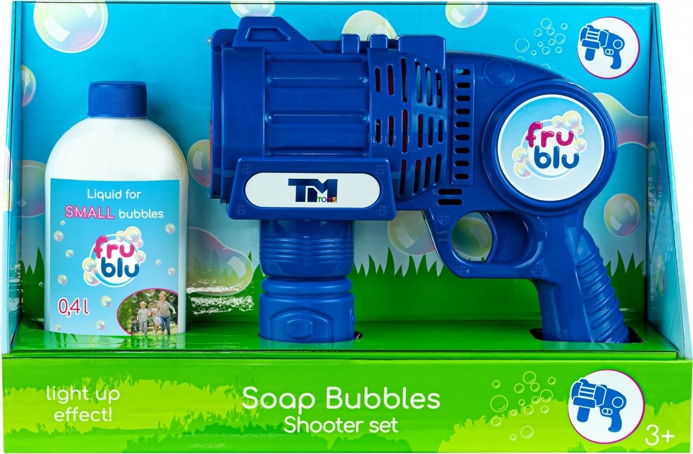 Set flluska sapuni me armë lodër Fru Blu, Tm Toys DKF0453, 400 ml, Blu