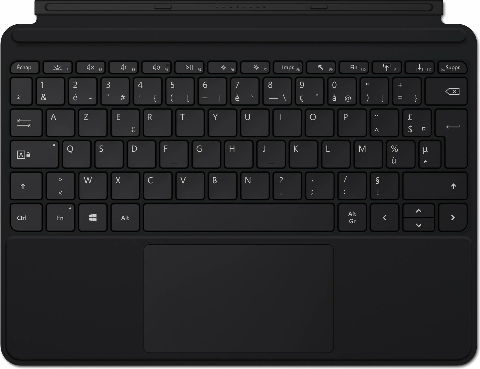 Tastierë Microsoft Surface Go Type Cover AZERTY, e zezë