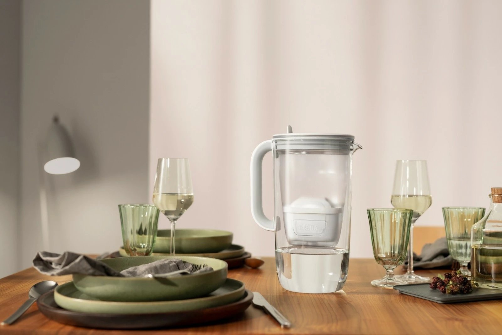 Ibrik filtri uji Brita Glass MX PRO Pure Performance, 2.5L, gri Ibrik filtri uji Brita Glass MX PRO Pure Performance, 2.5L, gri