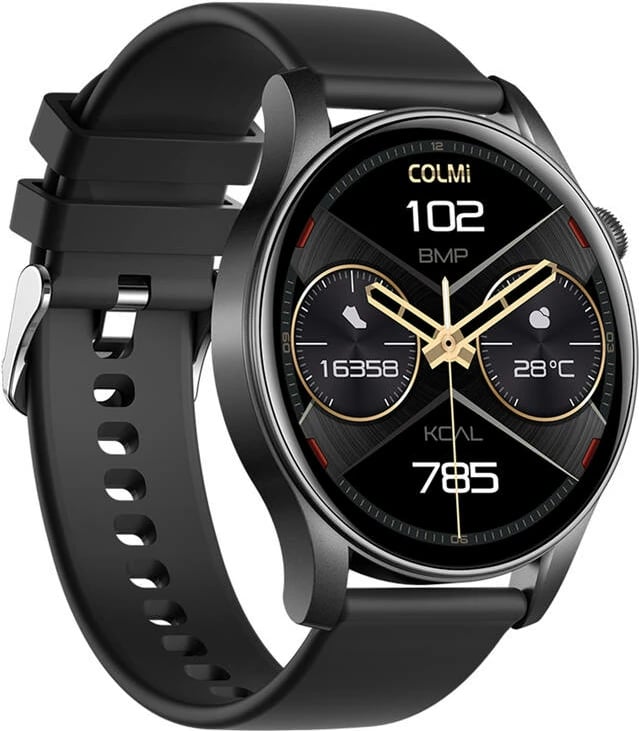 Smartwatch Colmi V73, 1.43" AMOLED, për iOS/Android, i zi
