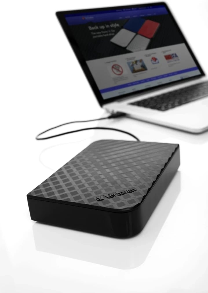 Hard disk i jashtëm Verbatim Store 'n' Save 4TB, USB 3.0, Zi