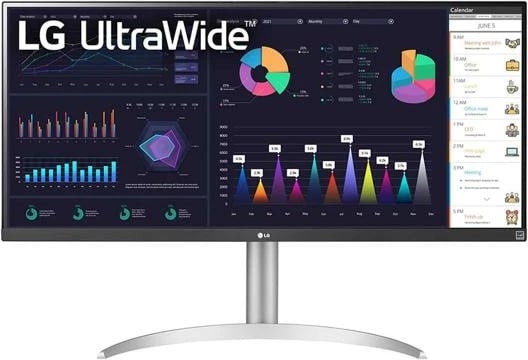 Monitor LG UltraWide 34WQ650-W 34" TFT/LCD, argjend/zi/bardhë