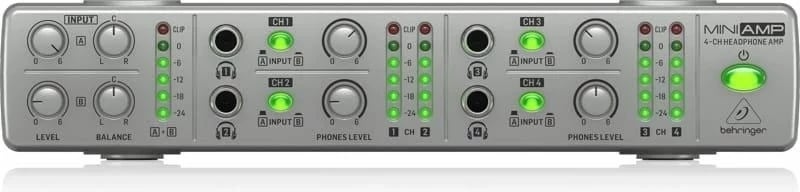 Amplifikator kufjesh Behringer AMP800 V2, Argjendtë