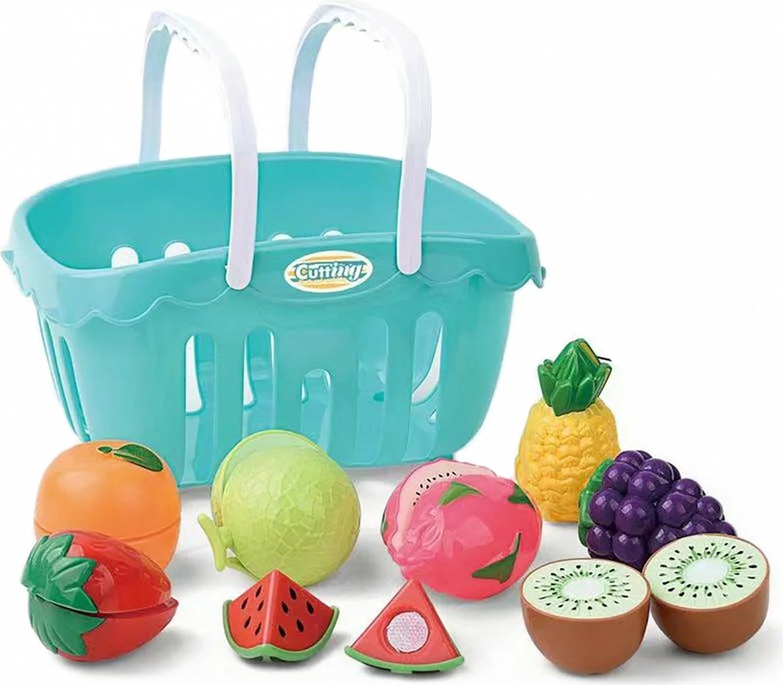 Set lodrash Artyk, 170508, shportë me fruta plastike për prerje, shumëngjyrëshe