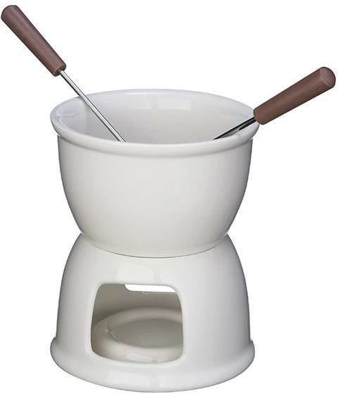 Set për Fondue Çokollate MACMA, Porcelan, Ø12xH14cm Set për Fondue Çokollate MACMA, Porcelan, Ø12xH14cm