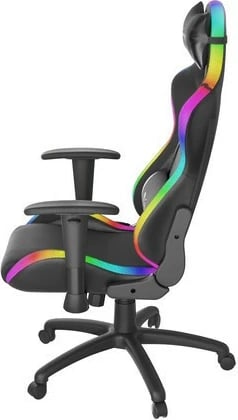 Karrige gaming Genesis Trit 500 RGB, Eco lëkurë dhe tekstil, e zezë