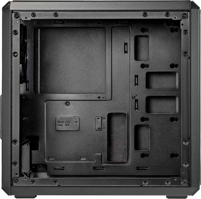 Kasë Cooler Master Q300L V2, Micro-ATX/Mini-ITX, xham i temperuar, e zezë