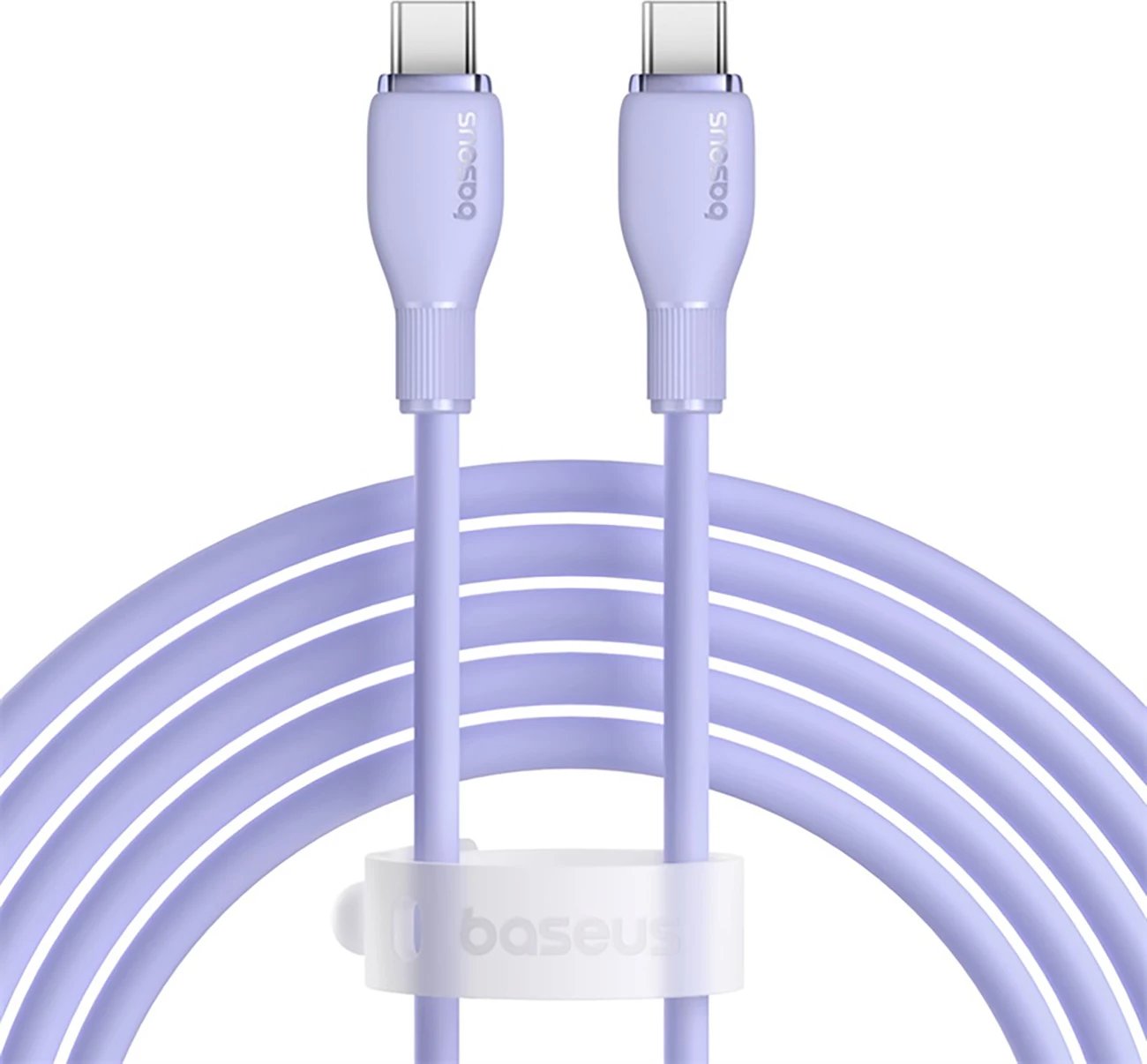 Kabllo USB-C Baseus Pudding 2m, 100W, Violet