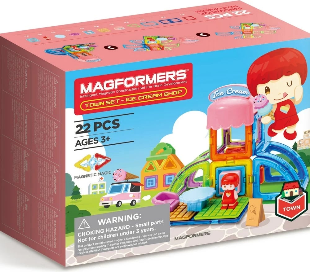 Set lodrash Magformers 717008, për ndërtim, shumëngjyrësh